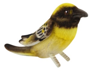 Peluche Oiseau Tisserin Baya